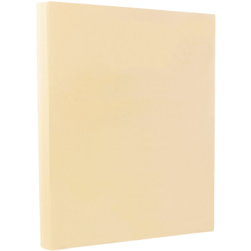 8 1/2 x 11 Cardstock - Cream 65lb