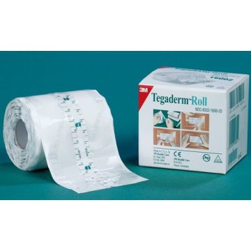 Tegaderm Transparent Film Dressing Sacral Shape by 3M - 2 Inch X 11 Yard / Sacral / Case (4 Each)