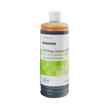 Povidone Iodine Prep Solution 16 oz. Bottle - Each