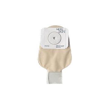 One-piece Drainable Pouch with Pre-cut MicroSkin, 7/8", Clear, 11" Stoma opening - Box of 10