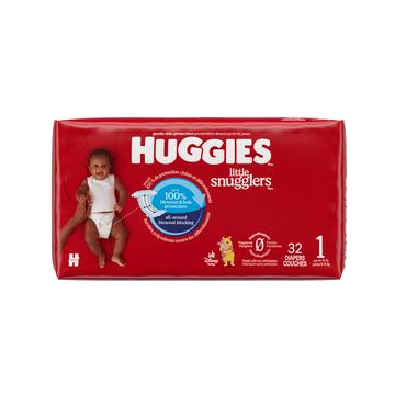 Huggies Little Snugglers Incontinence Diaper, Size 1, for 8 lb to 14 lb Baby, Jumbo Pack, Disney Print