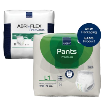 Abri-Flex Absorbent Underwears Premium Pull On by Abena North - X-Small 17-1/2 to 27-1/2 Inch Waist / Hip / Bag of 24