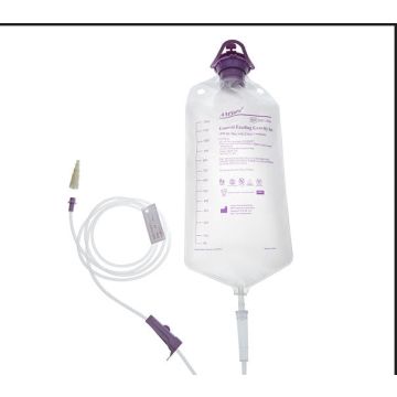 Gravity Feeding Bag Set with ENFit™ Connector 1200 mL - Case of 30