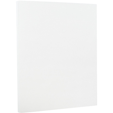 8 1/2 x 11 Cardstock - Bright White Laid 80lb