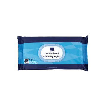 Soft-Care Wet Skin Cleansing Wipes Unscented 20cm x 27cm by Abena - Package of 80