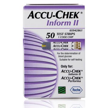 Accu-Chek Inform II Blood Glucose Test Strips 50 Count
