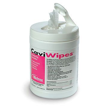 Cavicide Surface Disinfectant & Decontaminant Cleaner Wipes - Package of 45