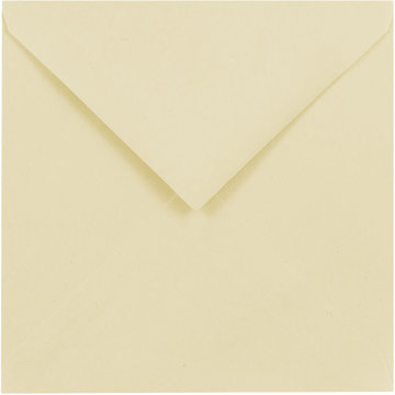 7 1/2 x 7 1/2 V Flap Square Envelopes - Natural White 24lb
