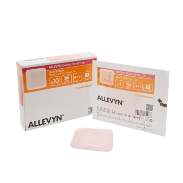 Allevyn Gentle Border Lite Silicone Dressings Foam Dressing