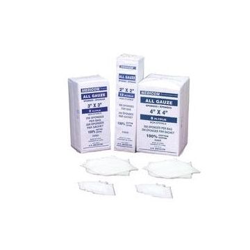 AMD Ritmed Premium Gauze Sponge 4" x 4" 12-Ply - Package of 200
