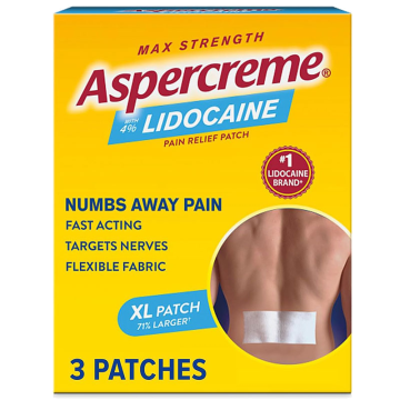 Aspercreme XL Patches with Lidocaine 4%