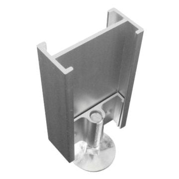 Best-Rite Standard Modular Panel Connector - 2 Way Straight with Leg