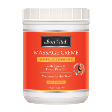 Bon Vital Muscle Therapy Massage Creme - 1/2 Gallon.