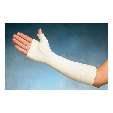 Cotton Finished Stockinette Liners - Package - Package of 10 - With Thumb, 1-Ply.