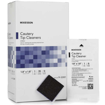 Cautery Tip Cleaner Pads, Sterile, 35/Box