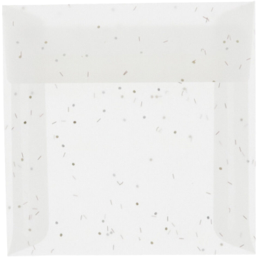 6 1/2 x 6 1/2 Square Envelopes - Heavy Metal Translucent 28lb