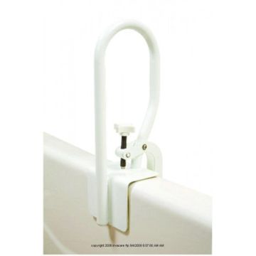 White Bathtub Rail