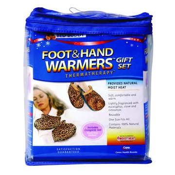 Apex Medical Foot and Hand Warmer Gift Set, 1" H x 10" W x 7" D, Leopard