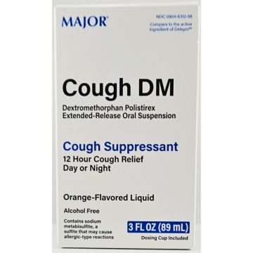 Cough DM (Cough Suppressant) 3 Fl oz by Major