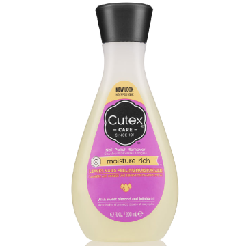 Cutex Moisturized Nail Polish Remover with Sweet Almond, Jojoba Oil and Vitamin E