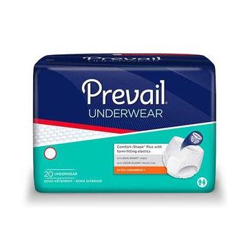 Prevail Protective Diaper Underwear - Youth/Small (20 Inch to 34 Inch) / Case of 88