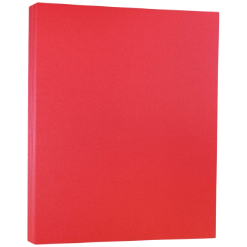 8 1/2 x 11 Cardstock - Jupiter Red Metallic 105lb