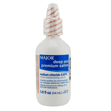 Deep Sea Premium Nasal Spray, 1.5 fl oz Each (1, 3, 6 or 12 pack) by Major - 1 Pack