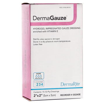 DermaGauze® Hydrogel Impregnated Gauze Dressing with Vitamin E