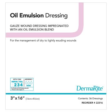 DermaRite™ Oil Emulsion Dressing