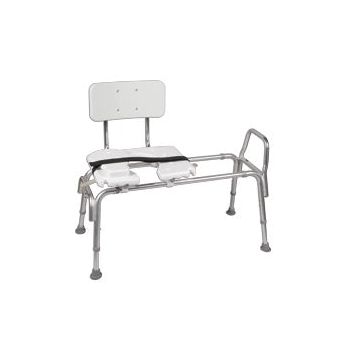Heavy Duty Sliding Transfer Bench With Cut-Out