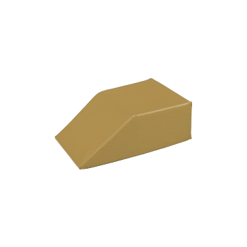 Flat Top Wedge - Each, Camel