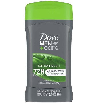 Dove Men+ Care Extra Fresh Antiperspirant and Deodorant Stick 2.7 oz