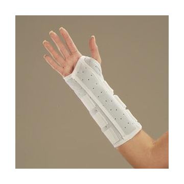 DeRoyal Wrist and Forearm Splint with Binding 10" - Left