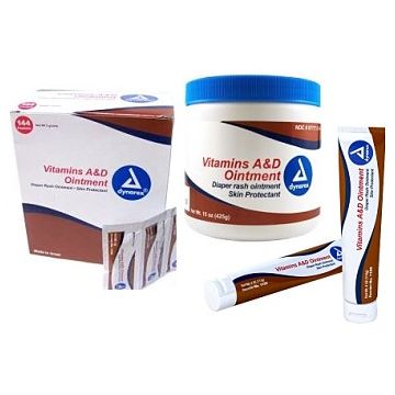 Dynarex Vitamin A and D Ointment - Individual Packet / 5g / Box (144 Package)