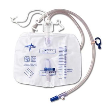 Drainage Bag with Antireflux 2000mL - With Antireflux Device.