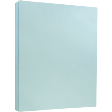 8 1/2 x 11 Cardstock - Blue Vellum 110lb