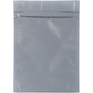 4 x 6 Open End Envelopes with Zip Lock - Clear Foil 32lb