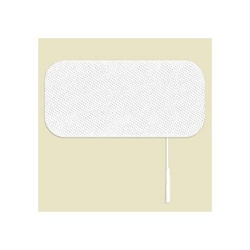 UltraStim Wire White Cloth Electrode By Axelgaard - Package of 4 - 2 inch x 2 inch, Square