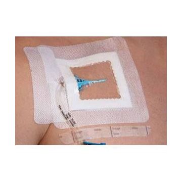 Integrated Securement Dressing Sorbaview SHIELD Fabric By Medline - 2-1/2 X 4 Inch Sterile / Single