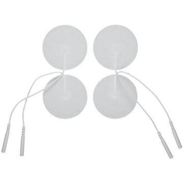 Current Solutions 2" Round Foam Electrodes by Roscoe Medical - Package of 4