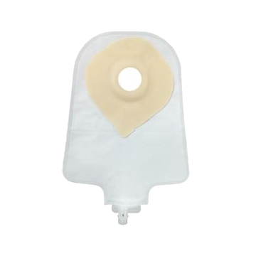 Securi-T One-Piece Pre-Cut Extended Wear Urostomy Pouch by Genairex - Box of 10 - 7/8 inch Stoma Opening.