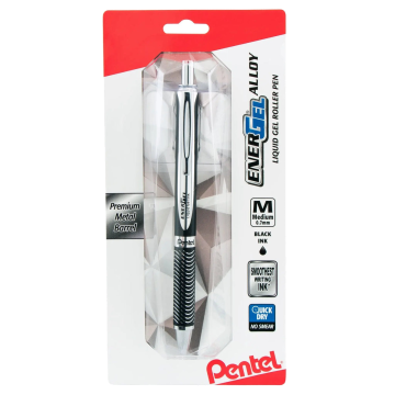 EnerGel Alloy Gel Pen - Black Barrel
