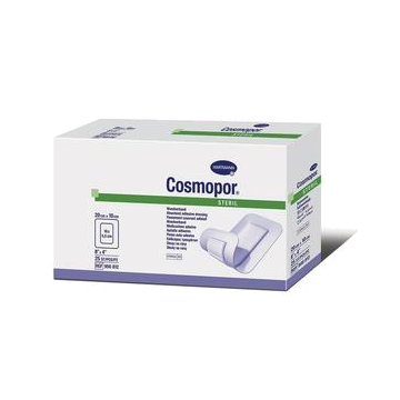 Cosmopore Sterile Adhesive Wound Dressing by Hartmann-Conco - Box of 25, 10 inch x 4 inch