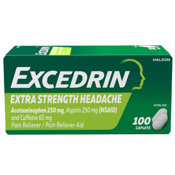Excedrin Extra Strength Headache Relief Medicine 100 Count