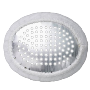 Eye Protector Aluminum Eye Shield Cover 2.5 x 3 Inch Silver 50/Box