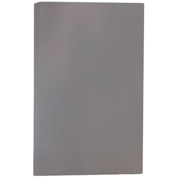 8 1/2 x 14 Cardstock - Dark Smoke Gray 100lb