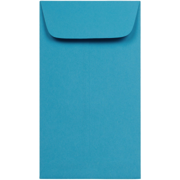 #5 1/2 Coin Envelopes (3 1/8 x 5 1/2) - Pool Blue 32lb