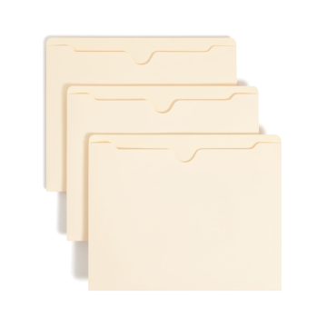 File Jackets, Straight Cut Tab