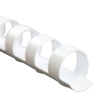 Fellowes Premium 1/2" White Plastic Binding Combs 100pk - 52372