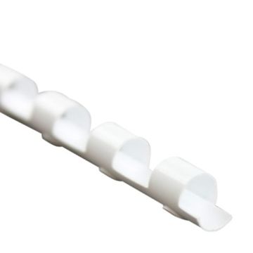 Fellowes Premium 1/4" White Plastic Binding Combs 100pk - 52370